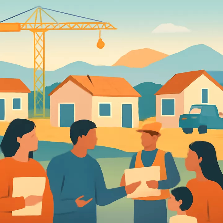 Comarca Andina: Avanza la construcción de viviendas y se entregarán las primeras unidades este fin de semana