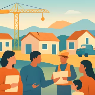 Comarca Andina: Avanza la construcción de viviendas y se entregarán las primeras unidades este fin de semana