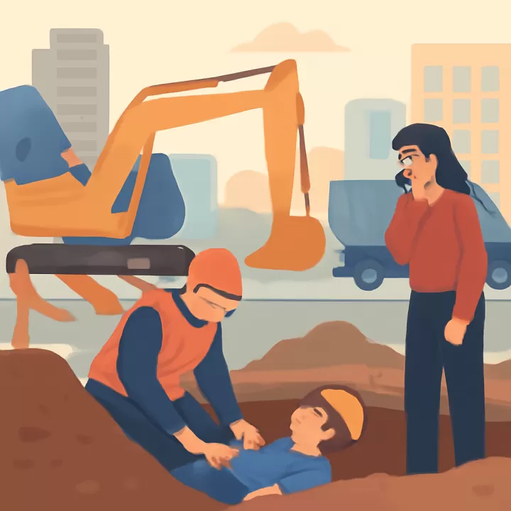 Derrumbe en obra cloacal en General Roca dejó un operario muerto y otro atrapado