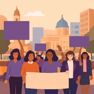 8M en La Plata: miles de mujeres se movilizan en las calles céntricas