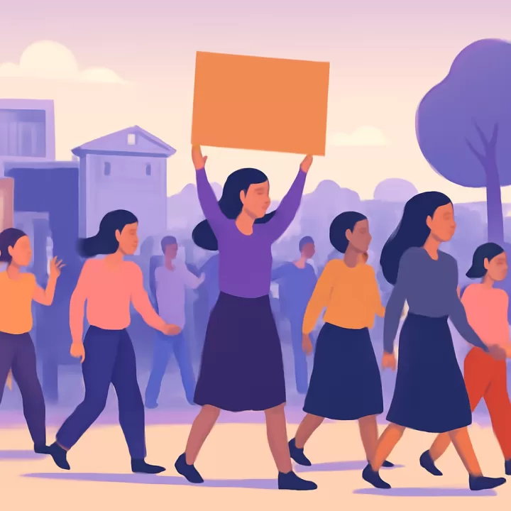 Manifestación masiva en Gualeguaychú por el Día Internacional de la Mujer