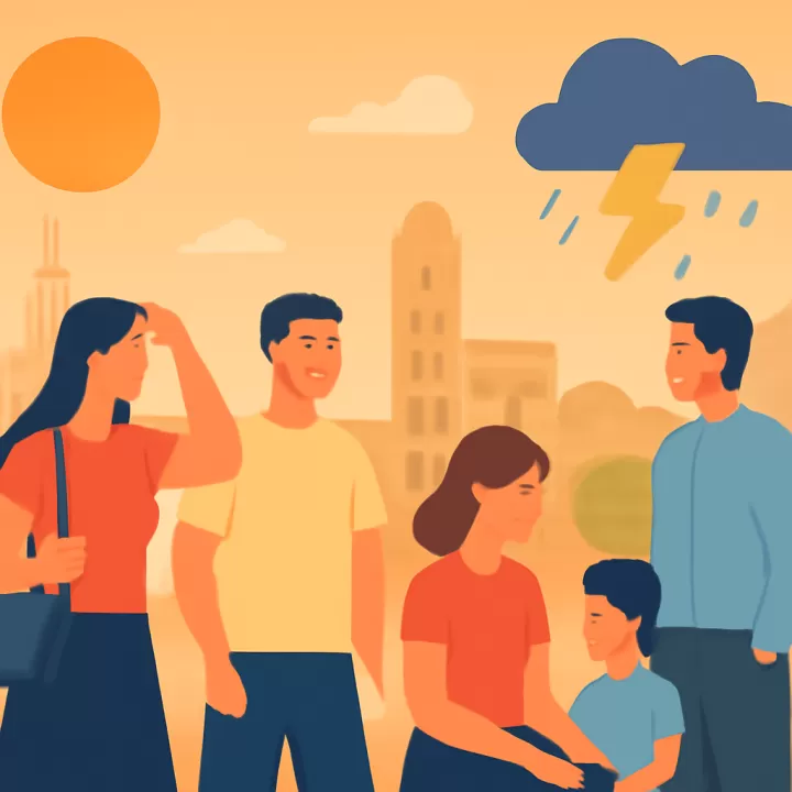 Fin de semana caluroso en Buenos Aires con tormentas previstas para el martes 17