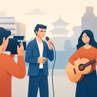 Gabriel Moss presenta su nueva canción con videoclip grabado en China y la participación de Ximena Capristo y Adriana Salgueiro