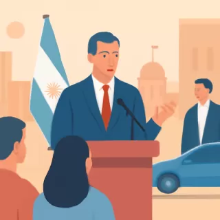 Adorni no descartó que Santiago Caputo haya filtrado el video del avión privado