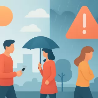 Pronóstico de cambio radical de tiempo en Argentina con lluvias intensas en varias provincias