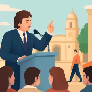 Milei en Córdoba evitó referirse a escándalos y criticó con dureza a la oposición