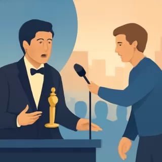 Interrupción del micrófono a Yu Han Lee en los Premios Óscar 2026 durante su discurso