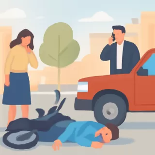 Accidente entre moto y camioneta deja a un joven de 21 años gravemente herido en Gualeguaychú