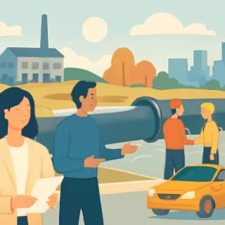 Avanza el oleoducto VMOS con el cruce del río Negro en Chelforó