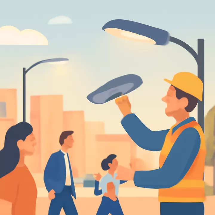 Avanza el recambio de la luminaria pública a tecnología LED en Gualeguaychú