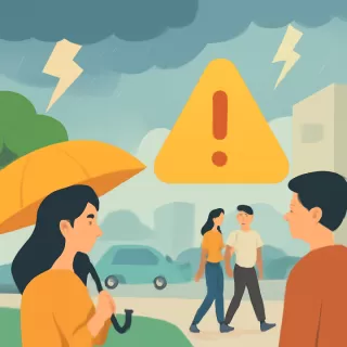 Alerta amarilla por tormentas fuertes en Misiones