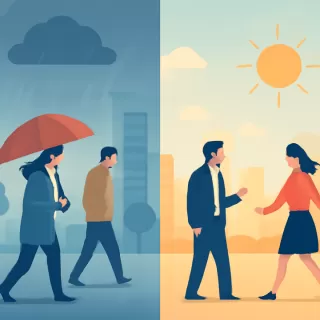 Pronóstico del clima para la semana en el AMBA: frío, lluvia y viento al inicio, mejora hacia mitad de semana