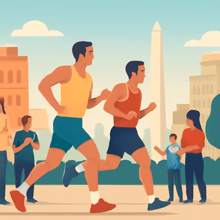 Tolosa y Garraza finalizan entre los diez mejores en la maratón de Bomberos Voluntarios de Lincoln