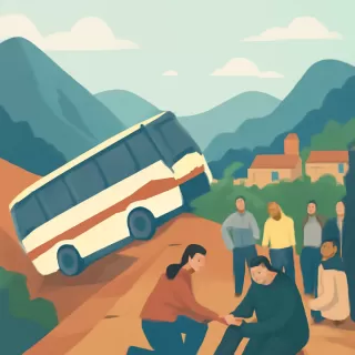 Accidente de bus turístico en los Andes peruanos deja al menos nueve muertos y quince heridos