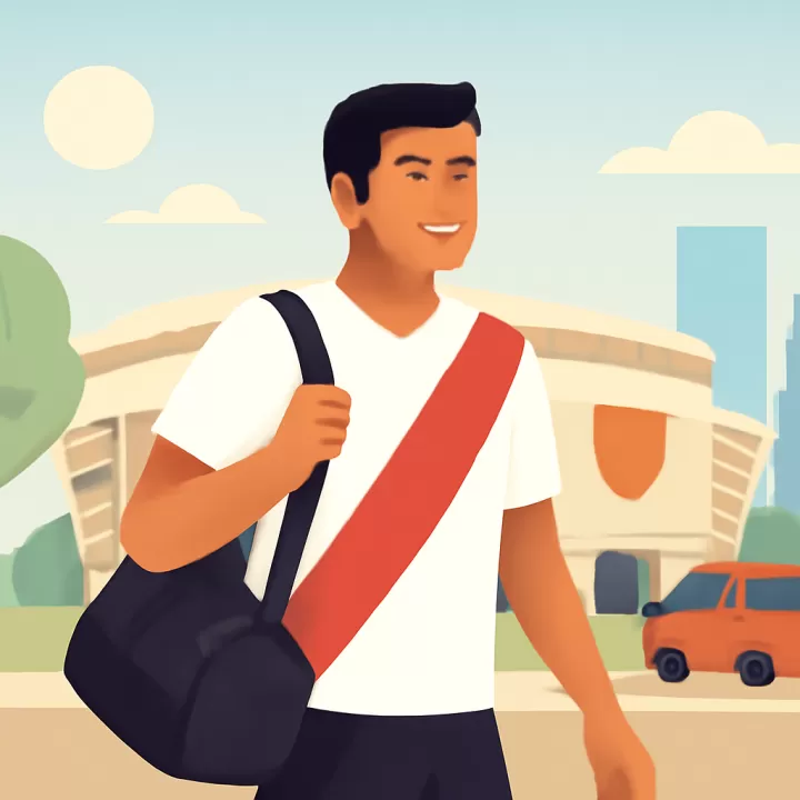 Oswaldo Valencia vuelve a la Reserva de River tras finalizar préstamo en Colombia