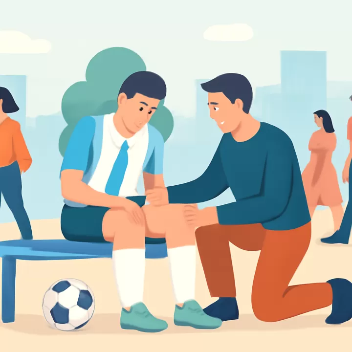 Joaquín Panichelli sufrió una lesión en la rodilla derecha y será evaluado