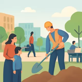 Cipolletti inicia la construcción del Parque Estación Nº65 en barrio Manzanar