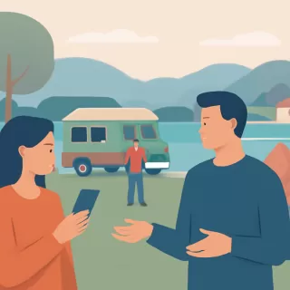 Vecinos de Bariloche reportan acampe de campers en áreas no autorizadas del Este