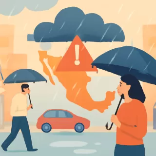 Alerta por diluvio en 14 estados de México del 12 al 15 de julio
