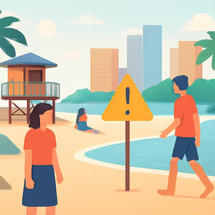 Tres playas de Miami-Dade declaradas no aptas para bañistas por bacterias fecales