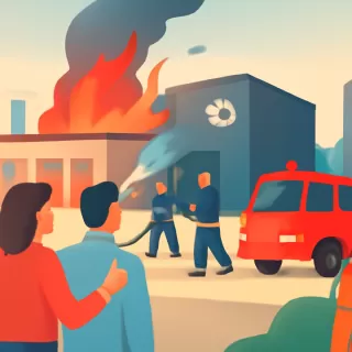 Incendio en galpón de planta recicladora en Cipolletti: bomberos trabajan en General Paz