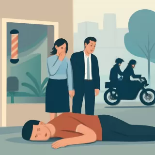 Asesinan a un joven de 21 años en una barbería de Montevideo