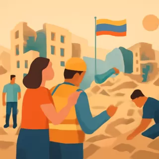 Continúa la búsqueda de cuerpos tras los terremotos en La Guaira, Venezuela