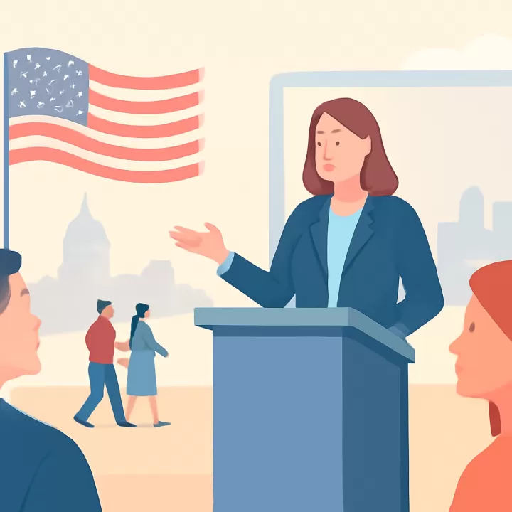 Debate en EE.UU. sobre el voto por hogar y el sufragio femenino impulsado por la viuda de Charlie Kirk