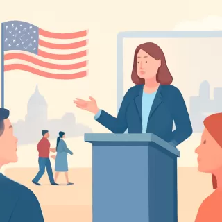 Debate en EE.UU. sobre el voto por hogar y el sufragio femenino impulsado por la viuda de Charlie Kirk