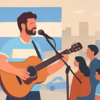 Joaquín Levinton versionó "Wonderwall" para apoyar a Argentina en la semifinal del Mundial 2026