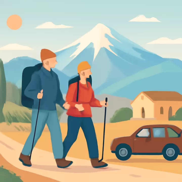 Trekking de invierno en Mendoza para descubrir huellas del piedemonte