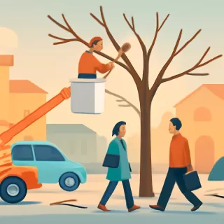 Poda de árboles continuará este miércoles sobre calle Gervasio Méndez en Gualeguaychú