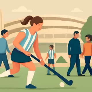 Gran actuación de los selectivos de hockey en el nacional de San Juan con presencia local