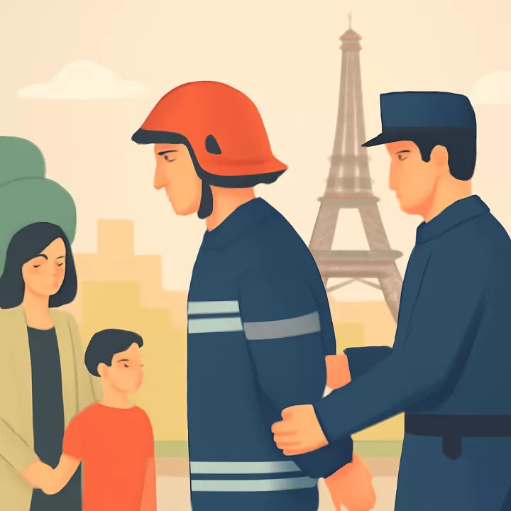 Bombero voluntario detenido en Francia por incendios en el bosque de Fontainebleau