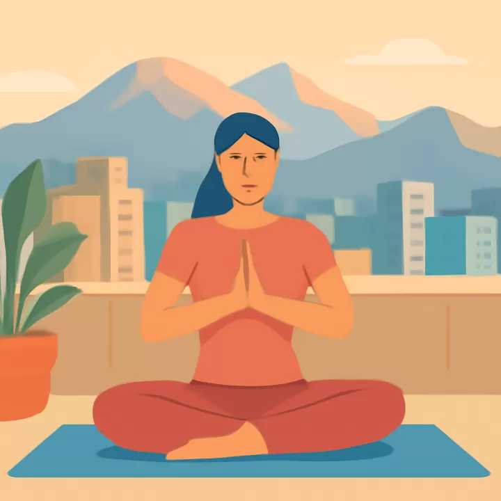 Yoga en las alturas: actividad de la Ciudad de Mendoza para conectar cuerpo y mente