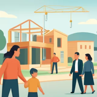 Continúa la reconstrucción del Centro Comunitario en el barrio Don Bosco de Cipolletti