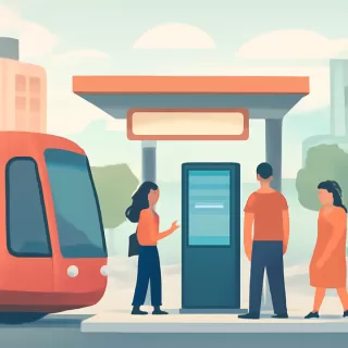 Inauguran nuevo parador inteligente del metrotranvía en Ciudad de Mendoza