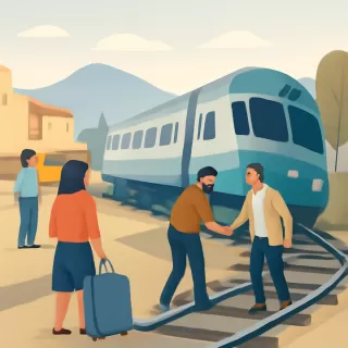 Descarrilamiento parcial del Tren Patagónico tras impacto con un bobino en Bariloche
