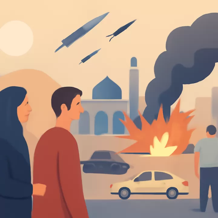 Irán responde a bombardeos de EE.UU. con ataques en seis países de Medio Oriente