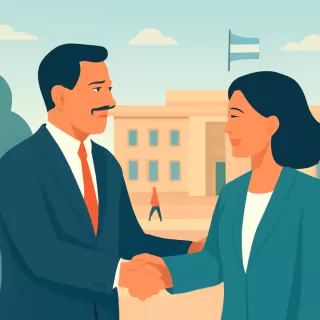 Rogelio Olivieri felicita a la exdiputada Leticia Esteves por su incorporación al gabinete de Neuquén