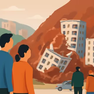 Deslizamiento de tierra en Chongqing, China, afecta más de 10 edificios residenciales y deja al menos 8 muertos