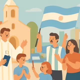 Emotiva celebración en Santa Teresita une fe y apoyo a la Selección Argentina