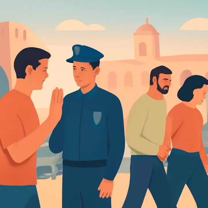 Leves disturbios y cuatro detenidos tras los festejos en el centro de Córdoba