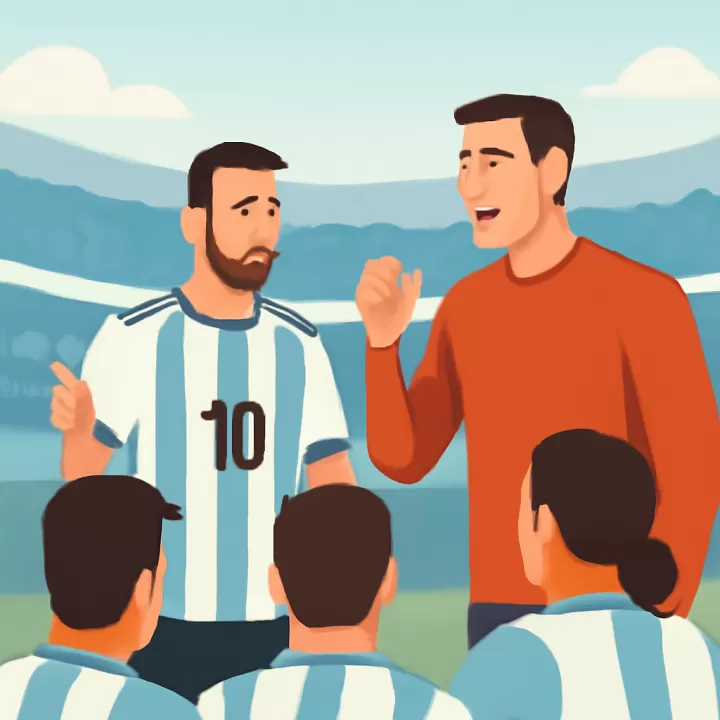 Messi y Dibu Martínez motivaron a la Selección Argentina en el entretiempo de la final del Mundial 2026