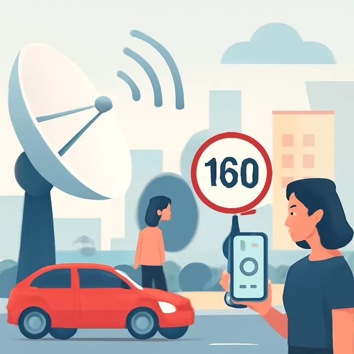 Starlink establece límite de velocidad para conexión satelital en movimiento en Argentina