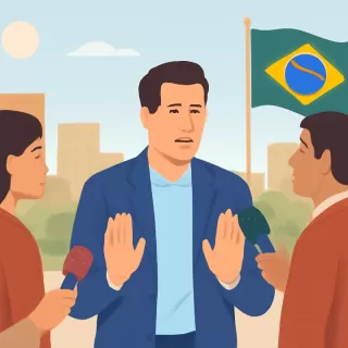 Argentino niega gestos racistas en Brasil y aseguran que fue expresión futbolera