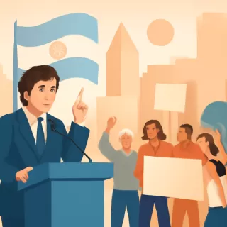 Javier Milei impulsa medidas económicas mientras crecen protestas y reacciones políticas en Argentina