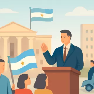 Quirno afirma que la bandera de Malvinas de la Scaloneta "sirvió como un megáfono"
