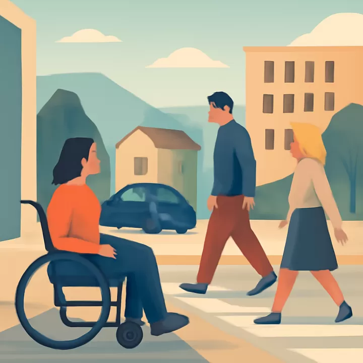 Consejo de Discapacidad difunde video sobre veredas inaccesibles y solicita reformas en Bariloche