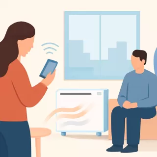 Estufas con Wi-Fi y doble flujo de aire ofrecen ahorro energético y confort en el hogar